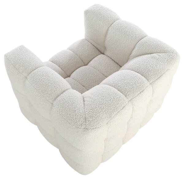 KŘESLO, textil, bílá Ambia Home - Křesla klasická