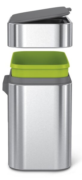 Šedá nádoba na kompostovatelný odpad 4 l - simplehuman