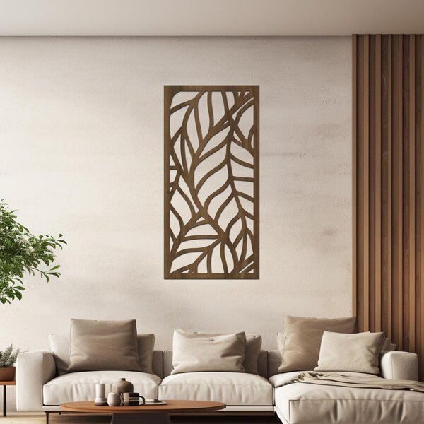 Dekorační panel LEAF | Rozměry (cm): 20x40 | Zvolte barvu dekoru: Černá