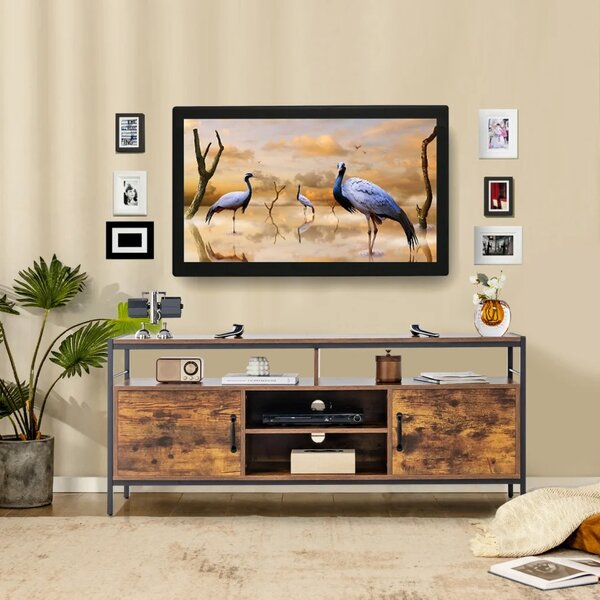 TV stolek na nožičkách rustikální, 61 x 40 x 147 cm HV10325CF