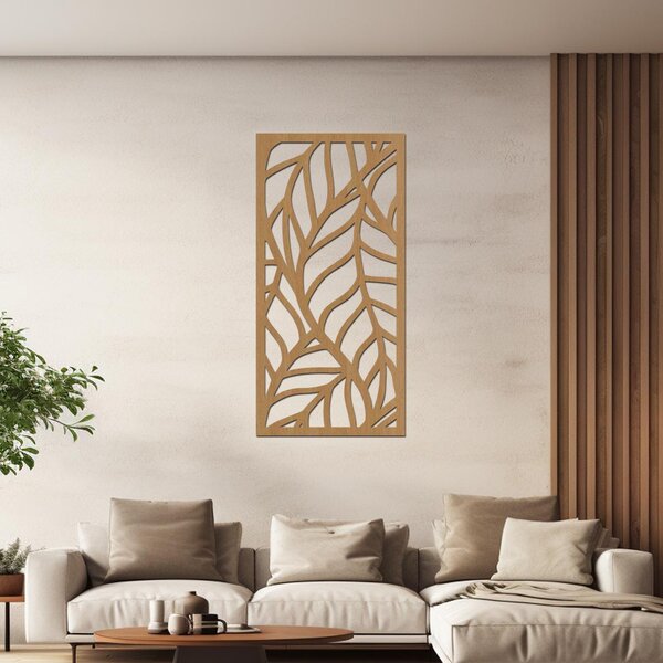 Dekorační panel LEAF | Rozměry (cm): 20x40 | Zvolte barvu dekoru: Černá