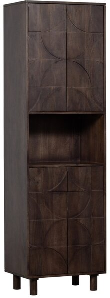 -25 % Dny MOMENTI– WOOOD Hnědá mangová skříň Tamia 200 x 60 cm