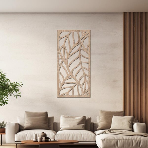 Dekorační panel LEAF | Rozměry (cm): 20x40 | Zvolte barvu dekoru: Černá