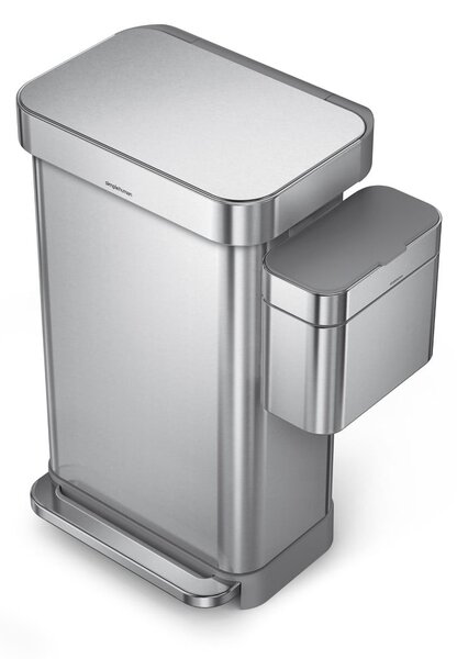 Šedá nádoba na kompostovatelný odpad 4 l - simplehuman