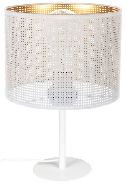 Stolní lampa ALDO 1xE27/60W/230V bílá