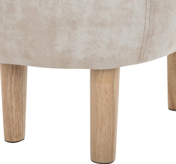 Zvířecí stolička s úložným prostorem REINDEER Tkanina Béžová Sob