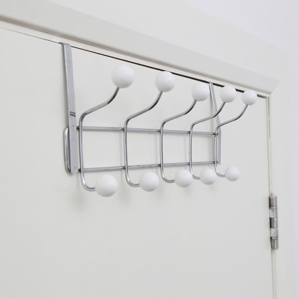 Kovový věšák na dveře ve stříbrné barvě 40,5 cm Jaxen – Premier Housewares