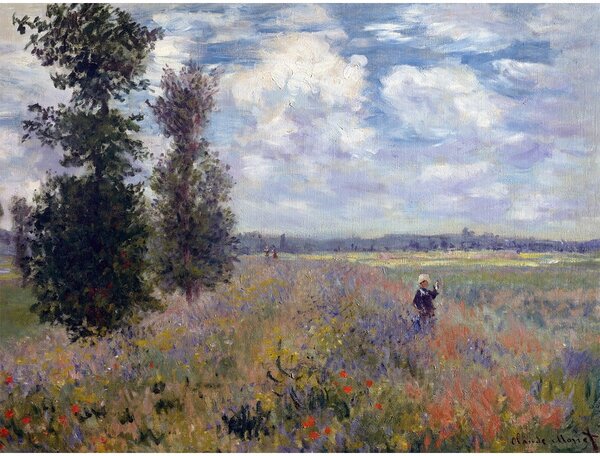 Reprodukce obrazu Claude Monet - Poppy Fields near Argenteuil, 40 x 30 cm