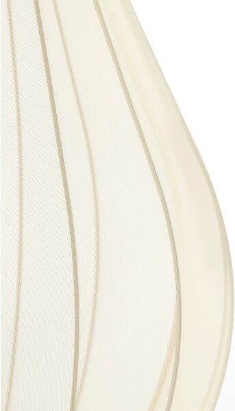 Béžové závěsné svítidlo s textilním stínidlem ø 38 cm Itela – Light & Living