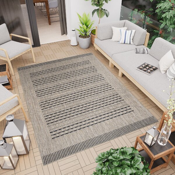 Makro Abra Kusový koberec Sisal MELISSA KF84A hnědý béžový Rozměr: 60x100 cm