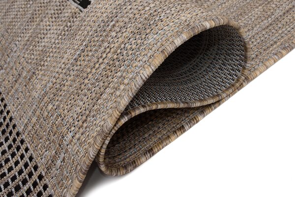 Makro Abra Kusový koberec Sisal MELISSA KF84A hnědý béžový Rozměr: 60x100 cm