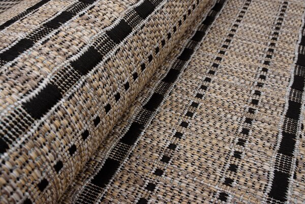 Makro Abra Kusový koberec Sisal MELISSA KF84A hnědý béžový Rozměr: 60x100 cm