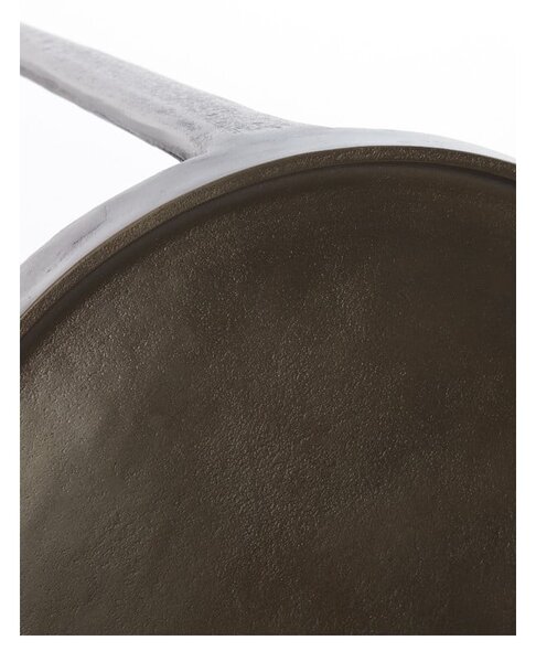 Kovový kulatý odkládací stolek ø 43 cm Tobias – Light & Living