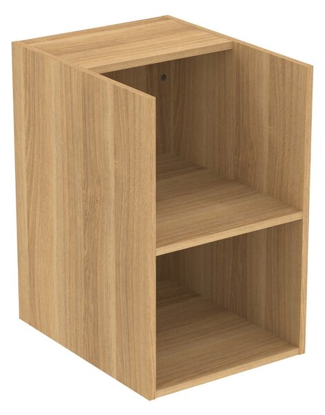 Nízká závěsná koupelnová skříňka v dekoru dubu v přírodní barvě 40x63 cm i.Life B – Ideal Standard