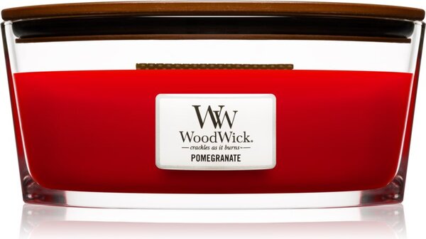 Woodwick Pomegranate vonná svíčka s dřevěným knotem (hearthwick) 453.6 g