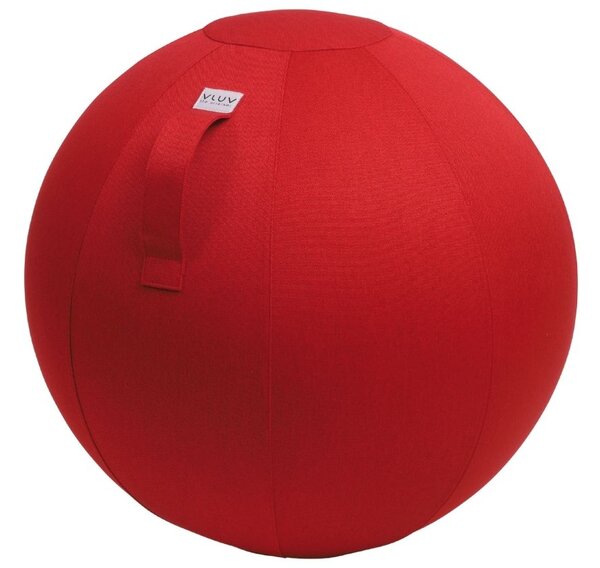 Červený sedací / gymnastický míč VLUV LEIV Ø 65 cm