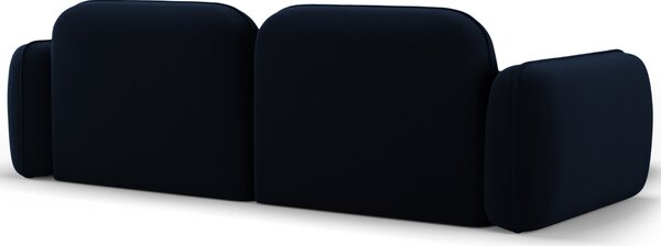 -25 % Dny MOMENTI– Cosmopolitan Design Královsky modrá sametová rohová pohovka Sydney 230 cm, levá