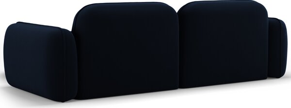 -25 % Dny MOMENTI– Cosmopolitan Design Královsky modrá sametová rohová pohovka Sydney 230 cm, pravá