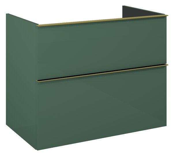 Elita Look, umyvadlová skříňka 80x45x64 cm 2S PDW, zelená matná, ELT-168566