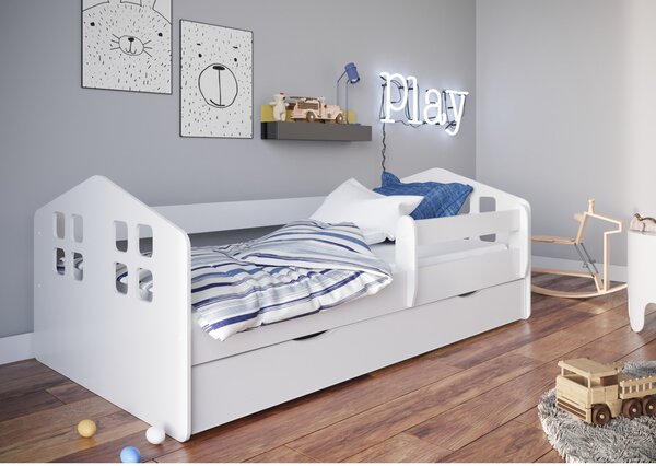 Dětská postel Bibi - bílá 140x80 cm postel bez úložného prostoru