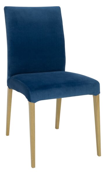 Jídelní židle KT 194, 47x92x51, buk/modrá