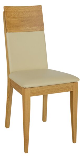 Jídelní židle KT 171, 42x94x56, buk/béžová