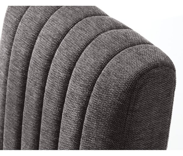Tmavě šedá jídelní židle Trout – Unique Furniture