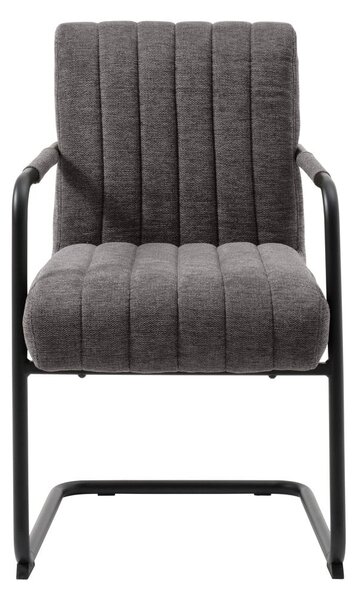Tmavě šedá jídelní židle Trout – Unique Furniture