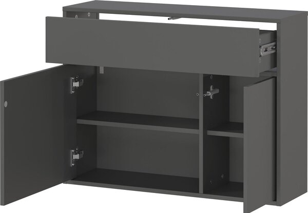 Antracitová skříňka 83x63x25 cm Ameca 2.0 – Germania