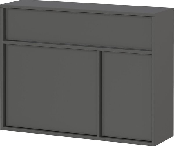Antracitová skříňka 83x63x25 cm Ameca 2.0 – Germania