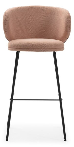Světle růžové barové židle v sadě 2 ks (výška sedáku 65 cm) Rush – Marckeric