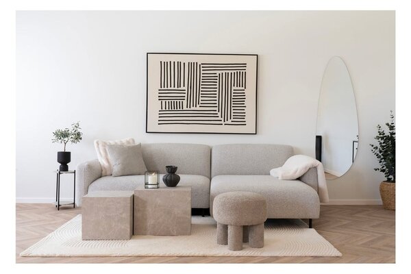 Krémový ručně tkaný vlněný koberec 200x300 cm Pune – House Nordic