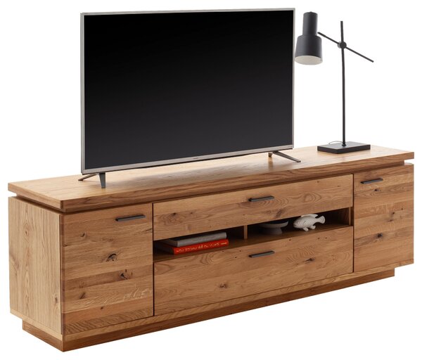NÍZKÁ KOMODA, dub, barvy dubu, 210/68/50 cm Linea Natura - Komody z masivu