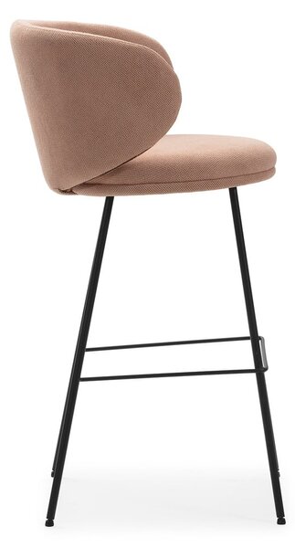 Světle růžové barové židle v sadě 2 ks (výška sedáku 65 cm) Rush – Marckeric