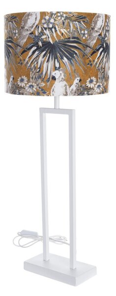 Stolní lampa White Parot 78cm