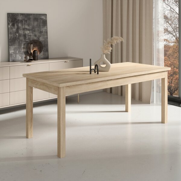Jídelní stůl pro 6 osob 140x80 cm CADLA 10 - dub sonoma