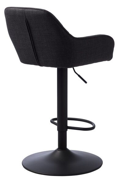 Tmavě šedá barová židle s nastavitelnou výškou Nolan – Unique Furniture