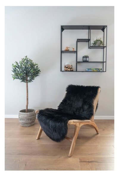 Černý syntetický běhoun 60x180 cm – House Nordic
