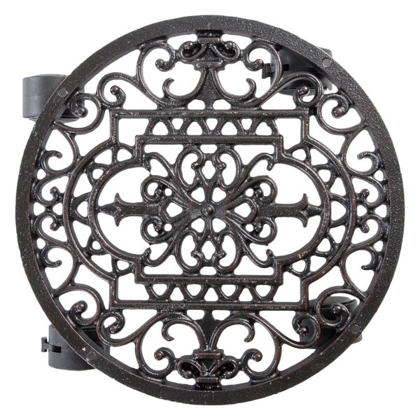 Kovový pojízdný podstavec pod květináč ø 29 cm Ornament – Esschert Design