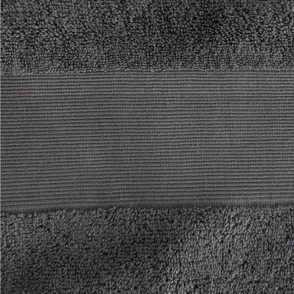 Tmavě šedá froté bavlněná osuška 70x120 cm Anti-Bacterial – Catherine Lansfield