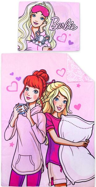 Setino Dětské bavlněné povlečení Barbie 140x200 70x90