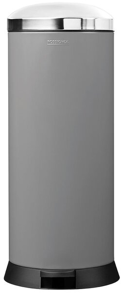Rossignol SAS Pedálový koš Rossignol Bomba 91043, 30 L, šedý, RAL 9006