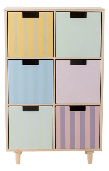Dětská komoda z masivu pavlovnie v přírodní barvě 55x88,5x25,5 cm Calle – Bloomingville Mini