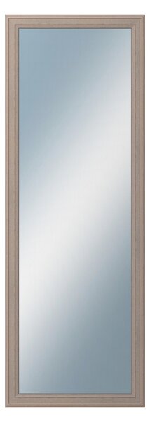 DANTIK - Zarámované zrcadlo - rozměr s rámem cca 50x140 cm z lišty STEP hnědá (3020)