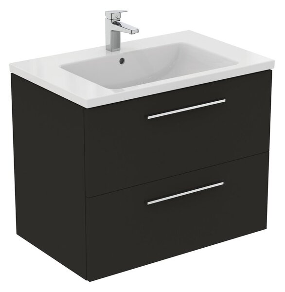 Antracitová závěsná skříňka pod umyvadlo 80x63 cm i.Life B – Ideal Standard
