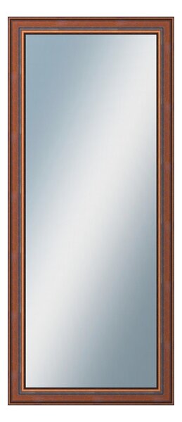 DANTIK - Zarámované zrcadlo - rozměr s rámem cca 60x140 cm z lišty ANGLIE hnědá (561)