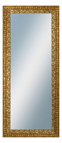 DANTIK - Zarámované zrcadlo - rozměr s rámem cca 60x140 cm z lišty ZVRATNÁ zdobná zlatá (2888)