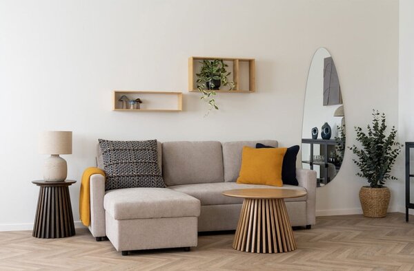 Patrová bambusová police v přírodní barvě 70 cm Ember – House Nordic
