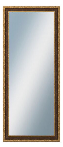 DANTIK - Zarámované zrcadlo - rozměr s rámem cca 60x140 cm z lišty KLASIK hnědá (3004)