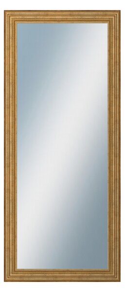 DANTIK - Zarámované zrcadlo - rozměr s rámem cca 60x140 cm z lišty HRAD zlatá patina (2822)